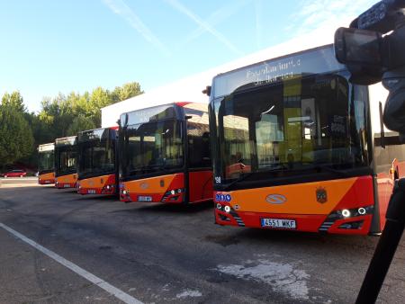 Image 28/09/2023 EL AYUNTAMIENTO DE BURGOS INCORPORA A SU FLOTA CINCO NUEVOS AUTOBUSES URBANOS DE TRANSPORTE PÚBLICO