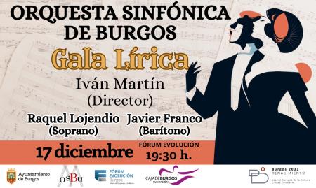 GALA LÍRICA Orquesta Sinfónica de Burgos